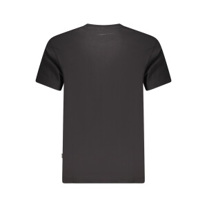 Pepe Jeans ανδρικό μαύρο t-shirt με κοντά μανίκια και λογότυπο