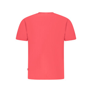 Pepe Jeans ανδρικό κόκκινο t-shirt με στρογγυλή λαιμόκοψη και λογότυπο