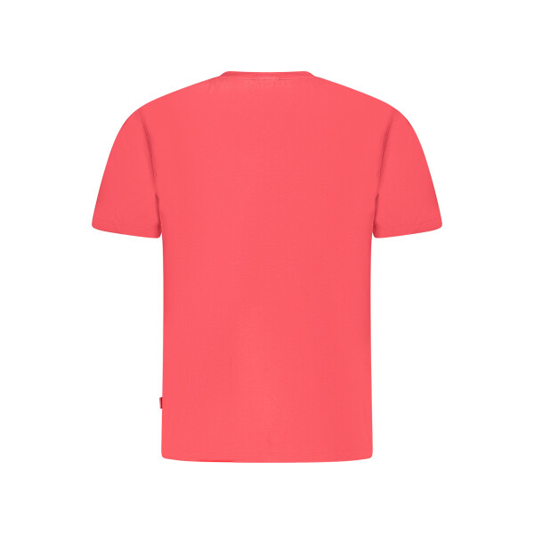 Pepe Jeans ανδρικό κόκκινο t-shirt με στρογγυλή λαιμόκοψη και λογότυπο