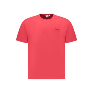 Pepe Jeans ανδρικό t-shirt σε κόκκινο χρώμα με στρογγυλή λαιμόκοψη