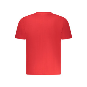 North Sails ανδρικό t-shirt σε κόκκινο χρώμα με κοντά μανίκια και print λογότυπο
