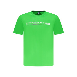 North Sails Ανδρικό Πράσινο T-shirt με κοντά μανίκια και λογότυπο