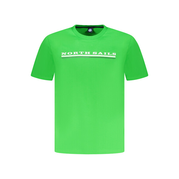 North Sails Ανδρικό Πράσινο T-shirt με κοντά μανίκια και λογότυπο