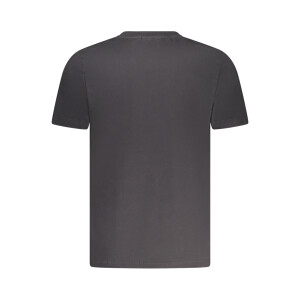 North Sails ανδρικό μαύρο T-shirt με κοντά μανίκια και λογότυπο