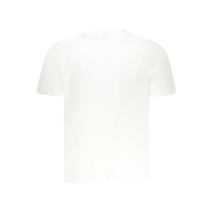 North Sails ανδρικό λευκό t-shirt με στρογγυλή λαιμόκοψη και print λογότυπο