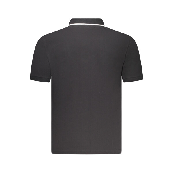 North Sails Ανδρική Μαύρη Polo Μπλούζα με κοντά μανίκια και λογότυπο