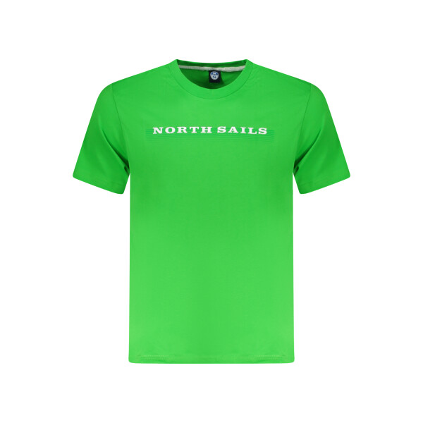 North Sails ανδρικό πράσινο t-shirt με κοντά μανίκια και λογότυπο