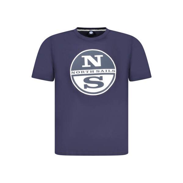 North Sails ανδρικό μπλε T-shirt με κοντά μανίκια και λογότυπο