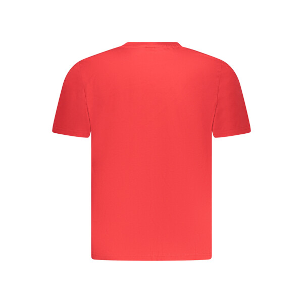 North Sails Ανδρικό Κόκκινο T-shirt με στρογγυλή λαιμόκοψη και λογότυπο
