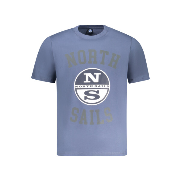 North Sails ανδρικό μπλε t-shirt με κοντά μανίκια και λογότυπο
