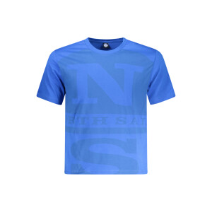 North Sails ανδρικό t-shirt σε μπλε χρώμα με κοντά μανίκια και λογότυπο