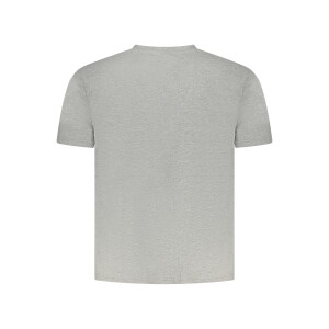 North Sails ανδρικό γκρι t-shirt με στρογγυλή λαιμόκοψη και print λογότυπο
