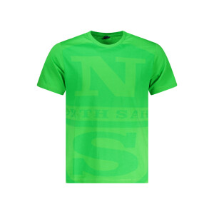 North Sails ανδρικό πράσινο t-shirt με κοντά μανίκια και λογότυπο