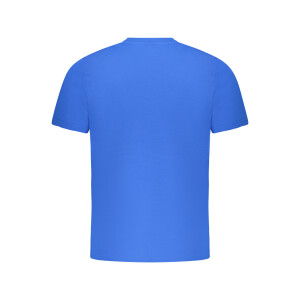 North Sails ανδρικό μπλε T-shirt με στρογγυλή λαιμόκοψη και λογότυπο