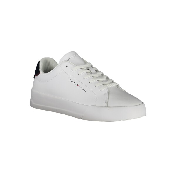 Tommy Hilfiger ανδρικά sneakers λευκά με μπλε λεπτομέρειες
