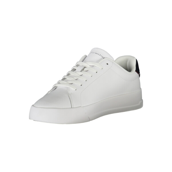 Tommy Hilfiger ανδρικά sneakers λευκά με μπλε λεπτομέρειες