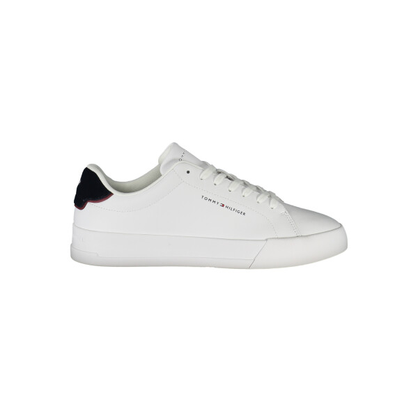 Tommy Hilfiger ανδρικά sneakers λευκά με μπλε λεπτομέρειες
