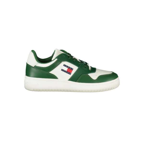 Tommy Hilfiger Ανδρικά Πράσινα Sneakers με κορδόνια και λογότυπο