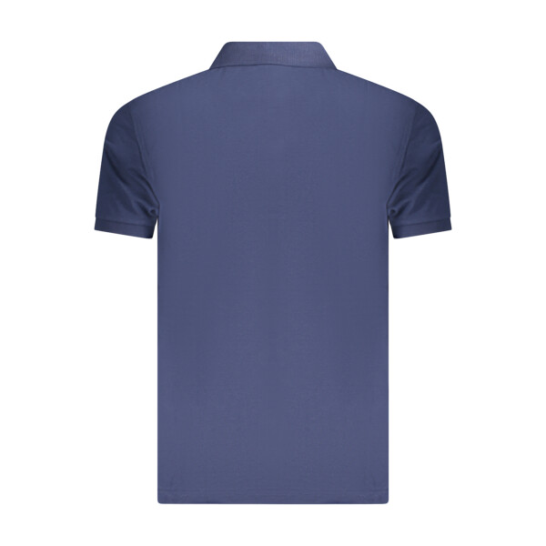 FILA Ανδρική Μπλε Polo Μπλούζα με κοντά μανίκια και κεντημένο λογότυπο