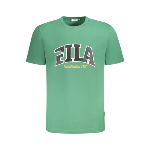 FILA Ανδρικό Πράσινο T-shirt με κοντά μανίκια και λογότυπο