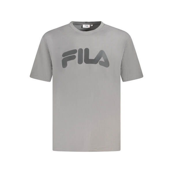 FILA Ανδρικό Γκρι T-shirt με κοντά μανίκια και λογότυπο