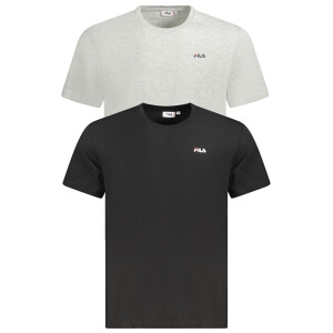 FILA Ανδρικό Μαύρο T-shirt με κοντά μανίκια και λογότυπο