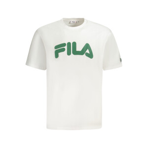 FILA Ανδρικό Λευκό T-Shirt με πράσινο λογότυπο