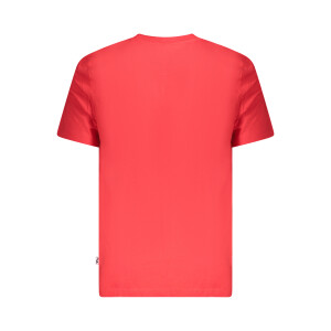 FILA Ανδρικό Κόκκινο T-shirt με στρογγυλή λαιμόκοψη και λογότυπο
