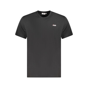 FILA Ανδρικό Μαύρο T-Shirt με κοντά μανίκια και λογότυπο