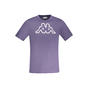 KAPPA Ανδρικό Μπλε T-shirt με κοντά μανίκια και λογότυπο