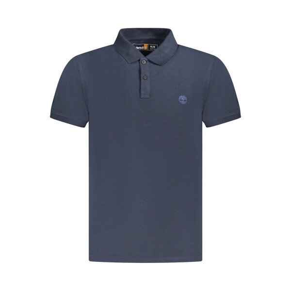 Timberland Ανδρική Μπλε Polo Μπλούζα με κοντά μανίκια