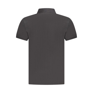 Timberland Ανδρική Μαύρη Polo Μπλούζα με κοντά μανίκια