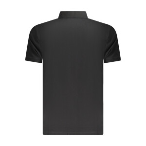Timberland Ανδρική Μαύρη Polo Μπλούζα με κοντά μανίκια και κεντημένο λογότυπο