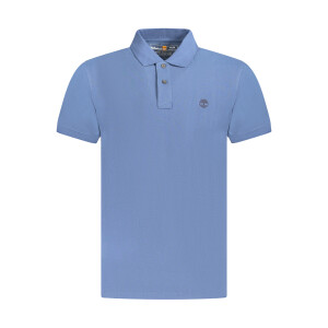 Timberland Ανδρική Μπλε Polo Μπλούζα με κοντά μανίκια