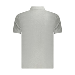 Timberland Ανδρική Γκρι Polo Μπλούζα με κοντά μανίκια και κλείσιμο με κουμπιά