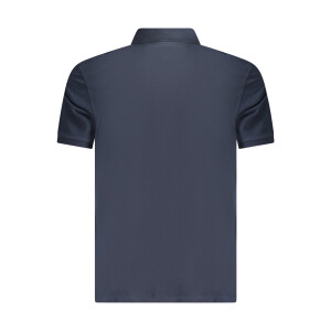 Timberland ανδρική polo μπλούζα σε μπλε χρώμα με κοντά μανίκια και λογότυπο