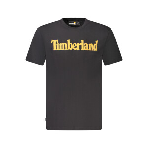Timberland ανδρικό t-shirt σε μαύρο χρώμα με λογότυπο