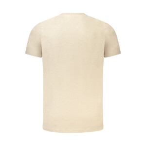 NORWAY 1963 Ανδρικό Μπεζ T-shirt με στρογγυλή λαιμόκοψη και λογότυπο