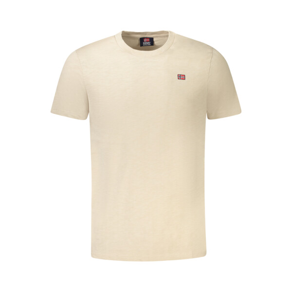 NORWAY 1963 Ανδρικό Μπεζ T-shirt με στρογγυλή λαιμόκοψη και λογότυπο