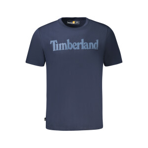 Timberland Ανδρικό Μπλε T-shirt με λογότυπο