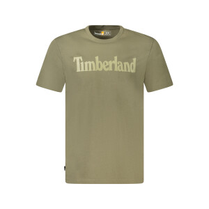 Timberland ανδρικό t-shirt σε πράσινο χρώμα με λογότυπο