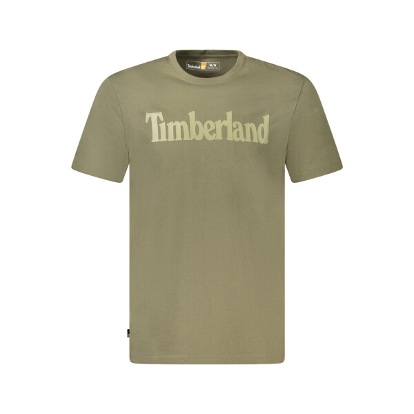 Timberland ανδρικό t-shirt σε πράσινο χρώμα με λογότυπο