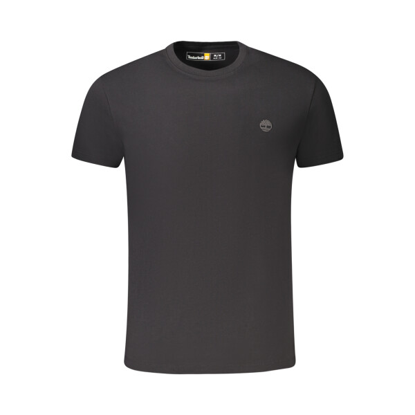Timberland ανδρικό μαύρο T-shirt με στρογγυλή λαιμόκοψη