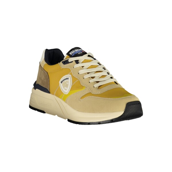 Blauer Ανδρικά Μπεζ Sneakers με κορδόνια και λογότυπο