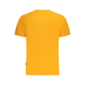 Napapijri ανδρικό t-shirt σε πορτοκαλί χρώμα με στρογγυλή λαιμόκοψη