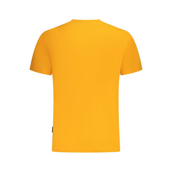 Napapijri ανδρικό t-shirt σε πορτοκαλί χρώμα με στρογγυλή λαιμόκοψη