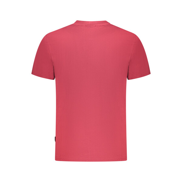 Napapijri ανδρικό t-shirt σε κόκκινο χρώμα με στρογγυλή λαιμόκοψη