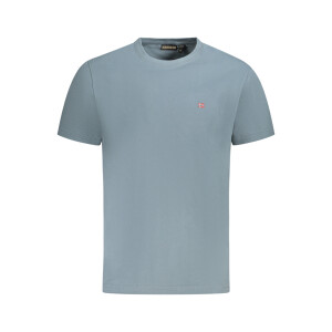 Napapijri ανδρικό t-shirt σε γκρι χρώμα με στρογγυλή λαιμόκοψη