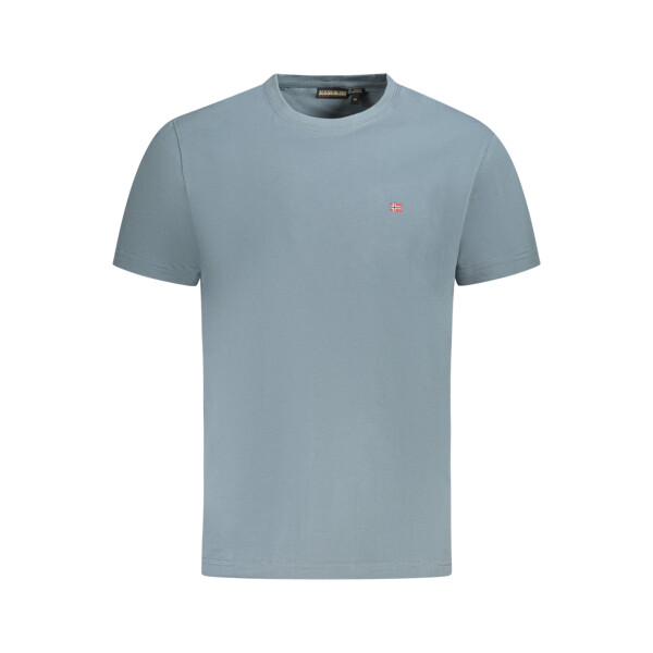 Napapijri ανδρικό t-shirt σε γκρι χρώμα με στρογγυλή λαιμόκοψη