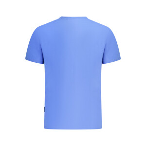 Napapijri Ανδρικό Μπλε T-shirt με κοντά μανίκια και λογότυπο
